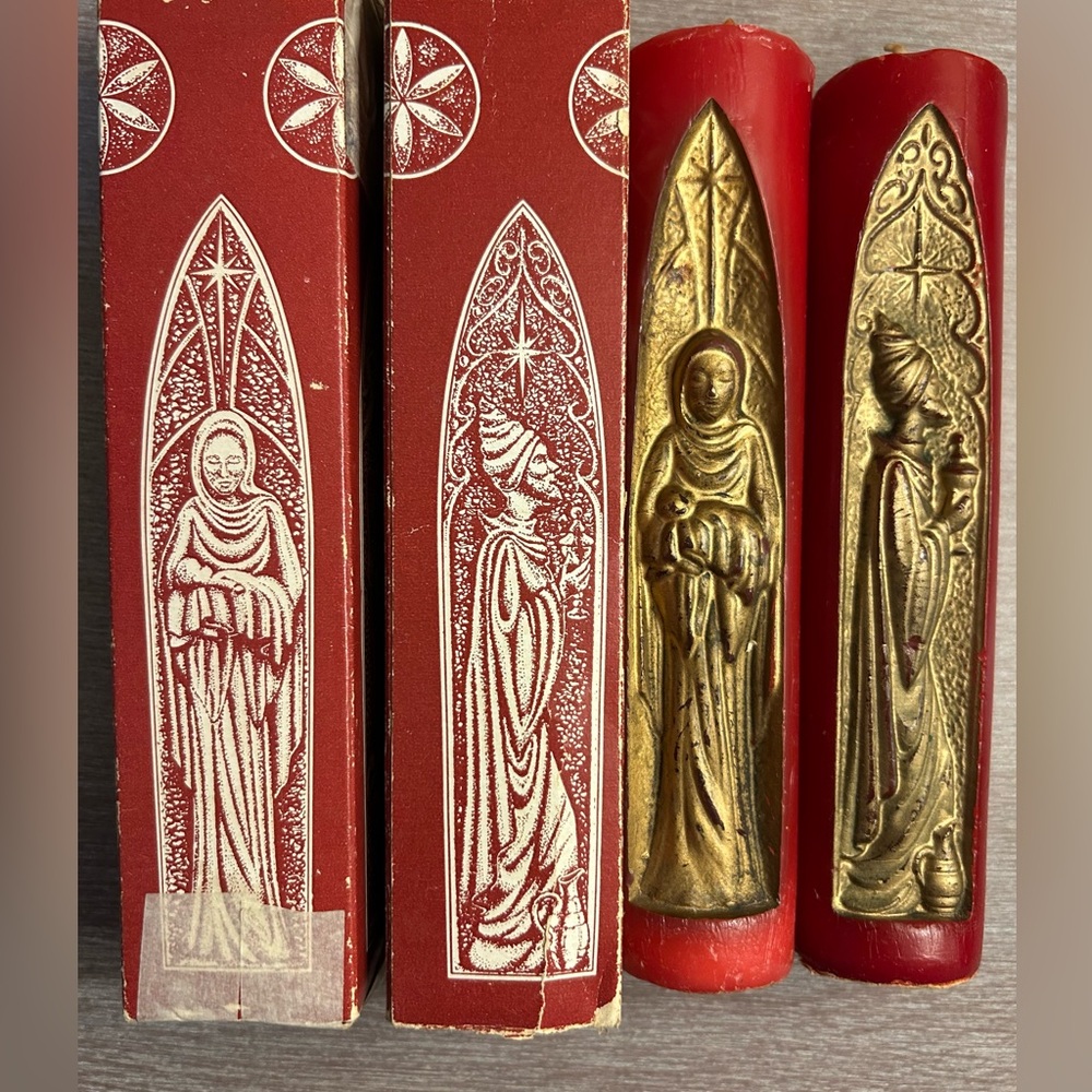 Gurley Candle Company ⚜️Set of two Spirit of Christmas Candles
